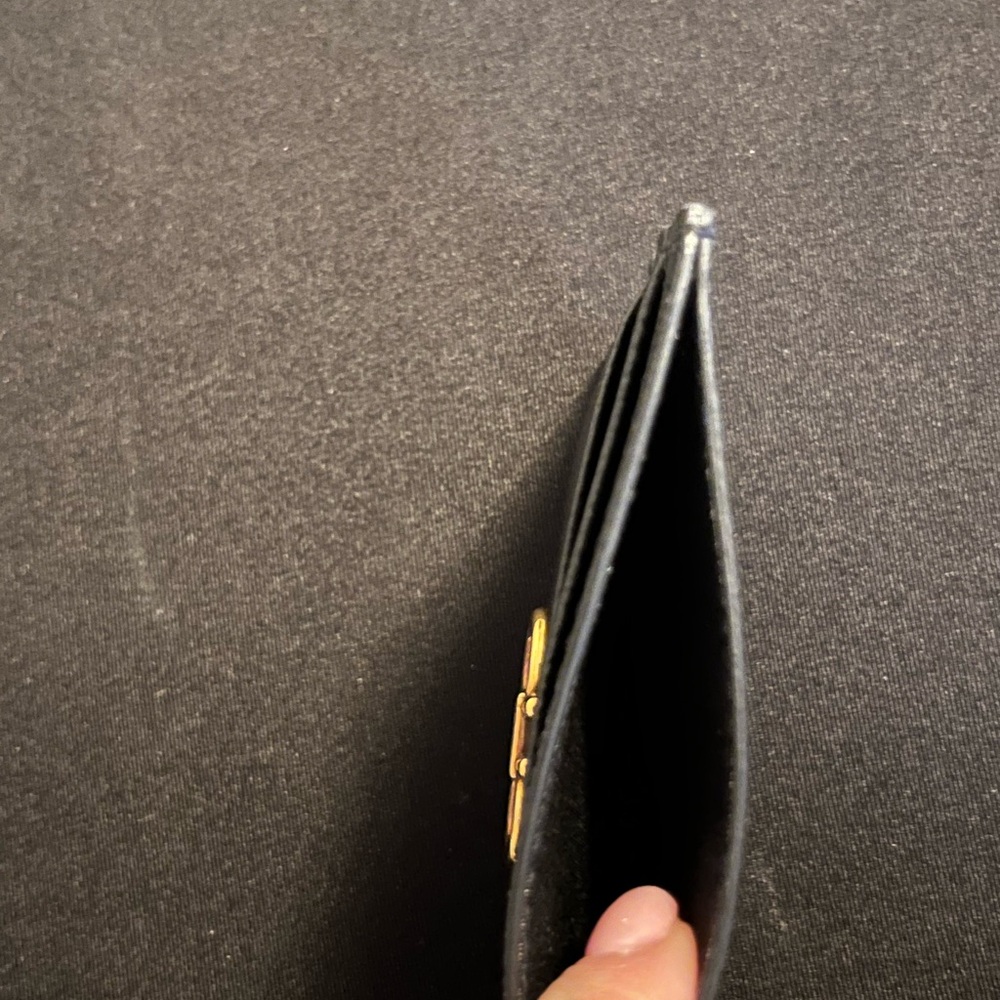 Salvatore Ferragamo Black Leather Card Holder - Picture 5 of 5